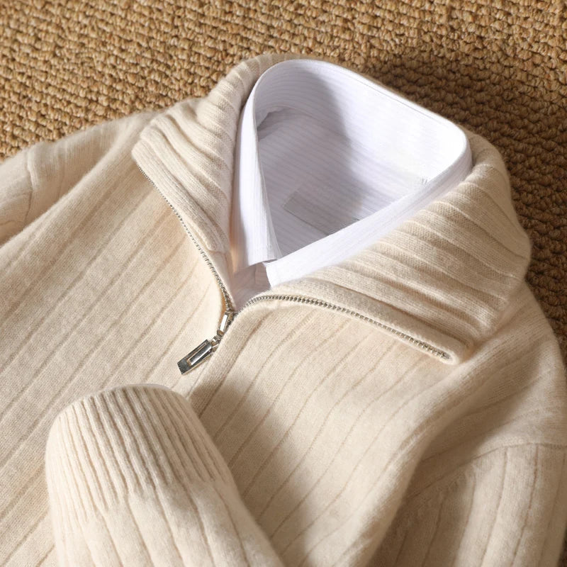 Men's Cashmere Sweater-Clothes Code