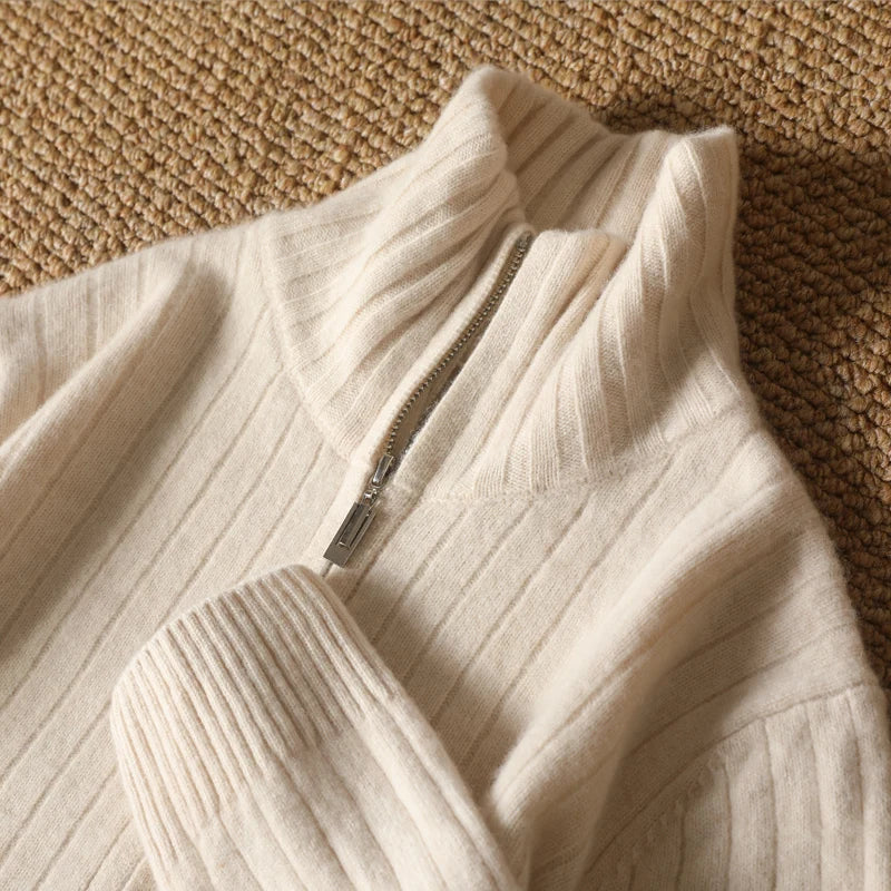 Men's Cashmere Sweater-Clothes Code