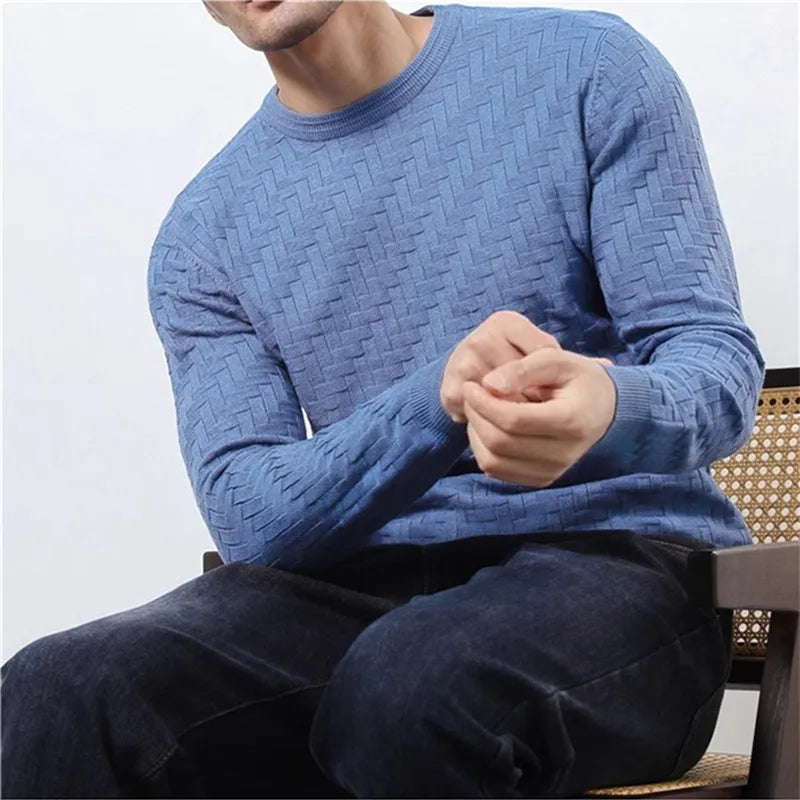 Men's Classic Crewneck Sweater-Clothes Code