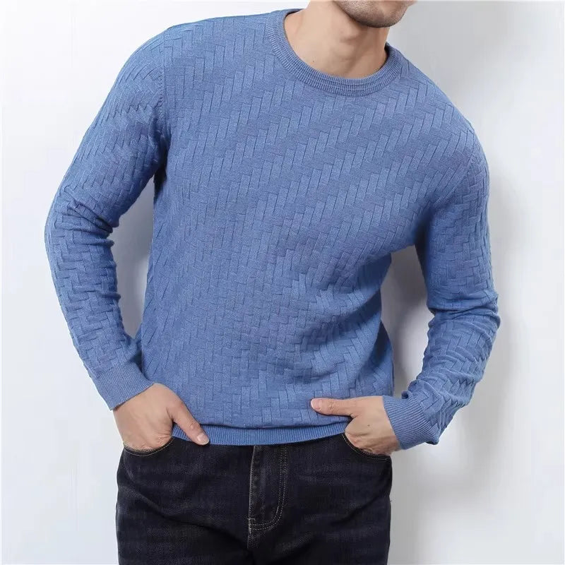 Men's Classic Crewneck Sweater-Clothes Code