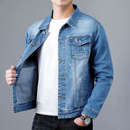 Men's Classic Denim Jacket-Clothes Code