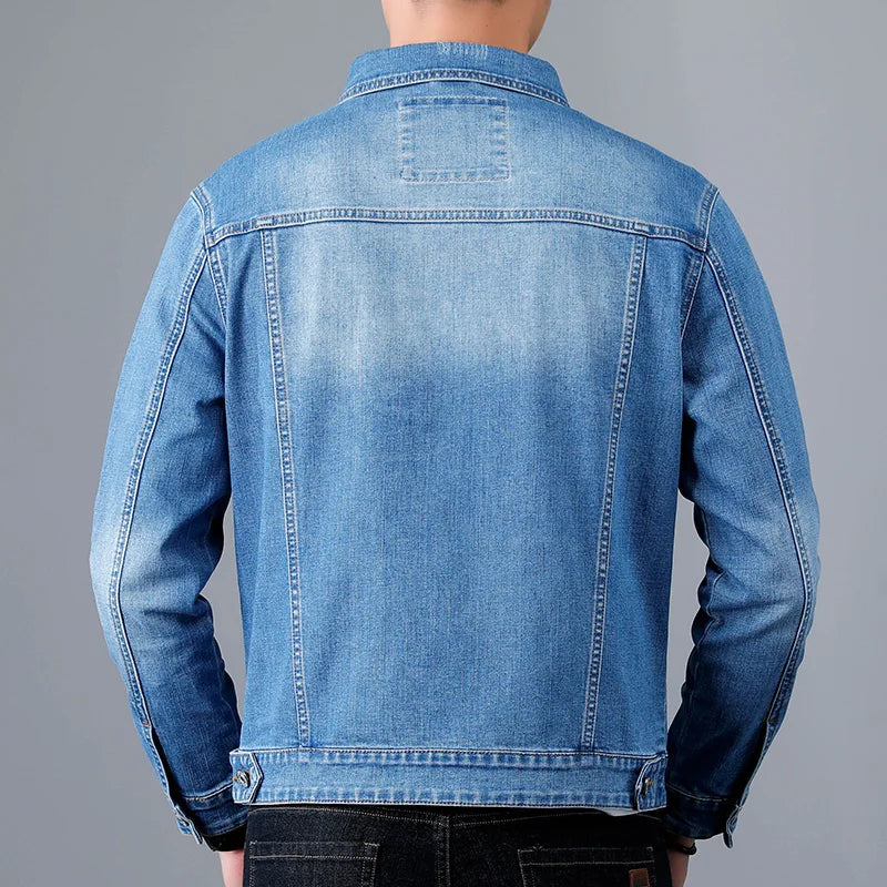 Men's Classic Denim Jacket-Clothes Code