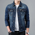 Men's Classic Denim Jacket-Clothes Code