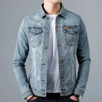 Men's Classic Denim Jacket-Clothes Code