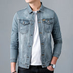 Men's Classic Denim Jacket-Clothes Code