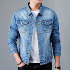 Men's Classic Denim Jacket-Clothes Code