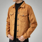 Men's Suede Jacket-Clothes Code