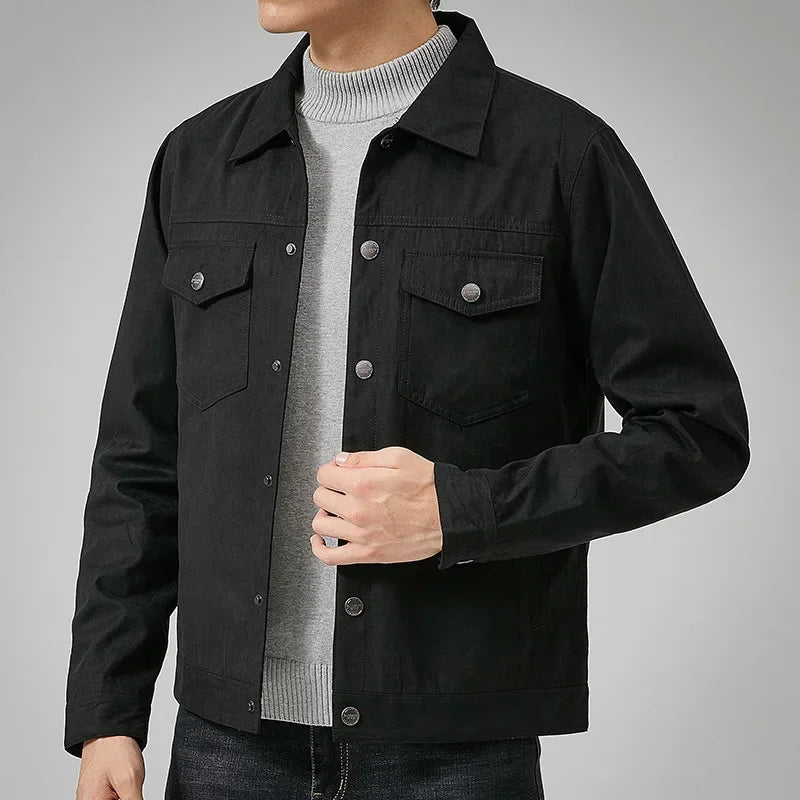 Men's Suede Jacket-Clothes Code