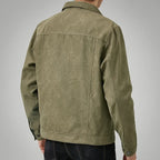 Men's Suede Jacket-Clothes Code